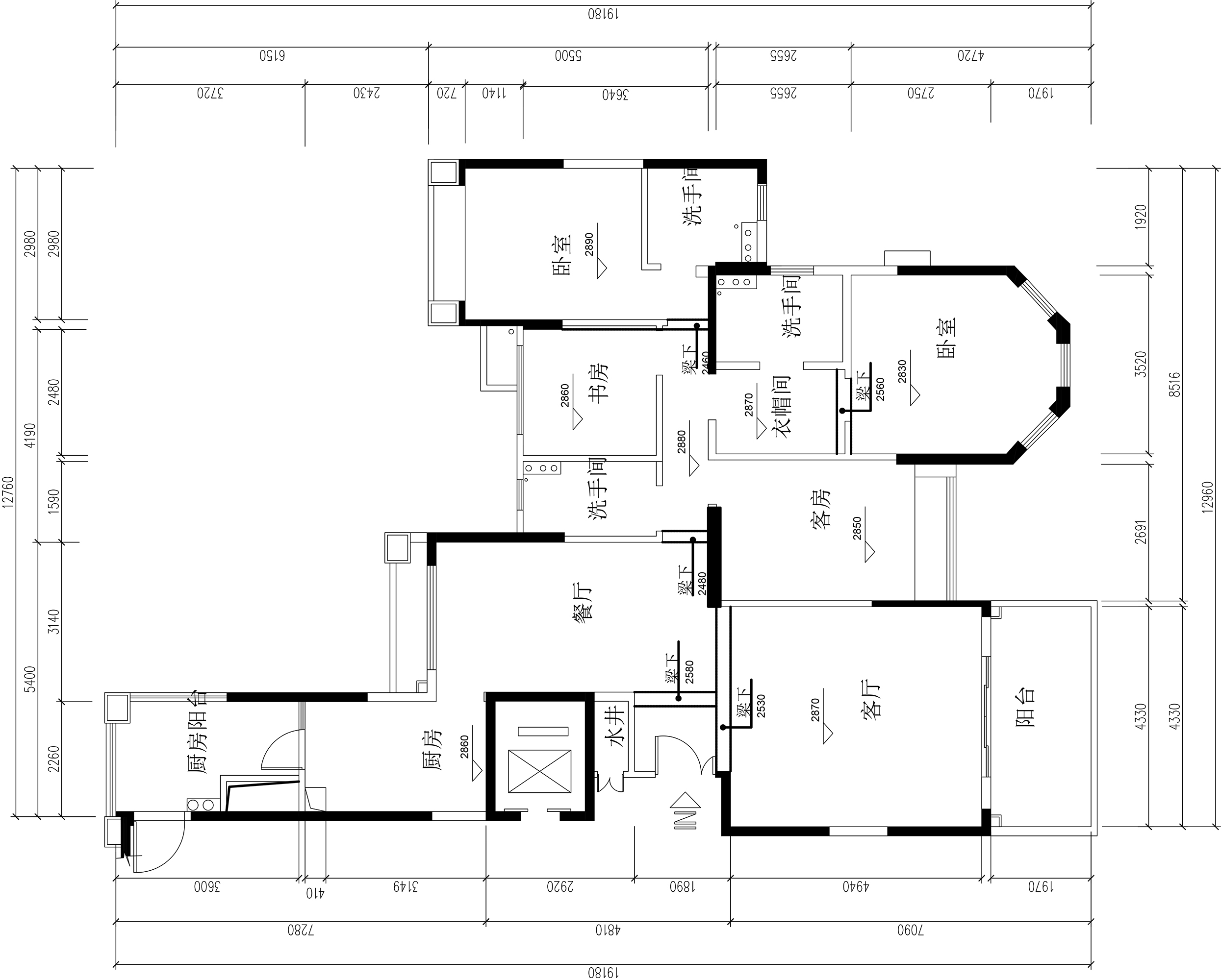 室内平面规划设计选评第四期原始图JPG版
